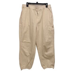 Madewell NEW Baggy Barrel Cargo Joggers Pants Size LARGE